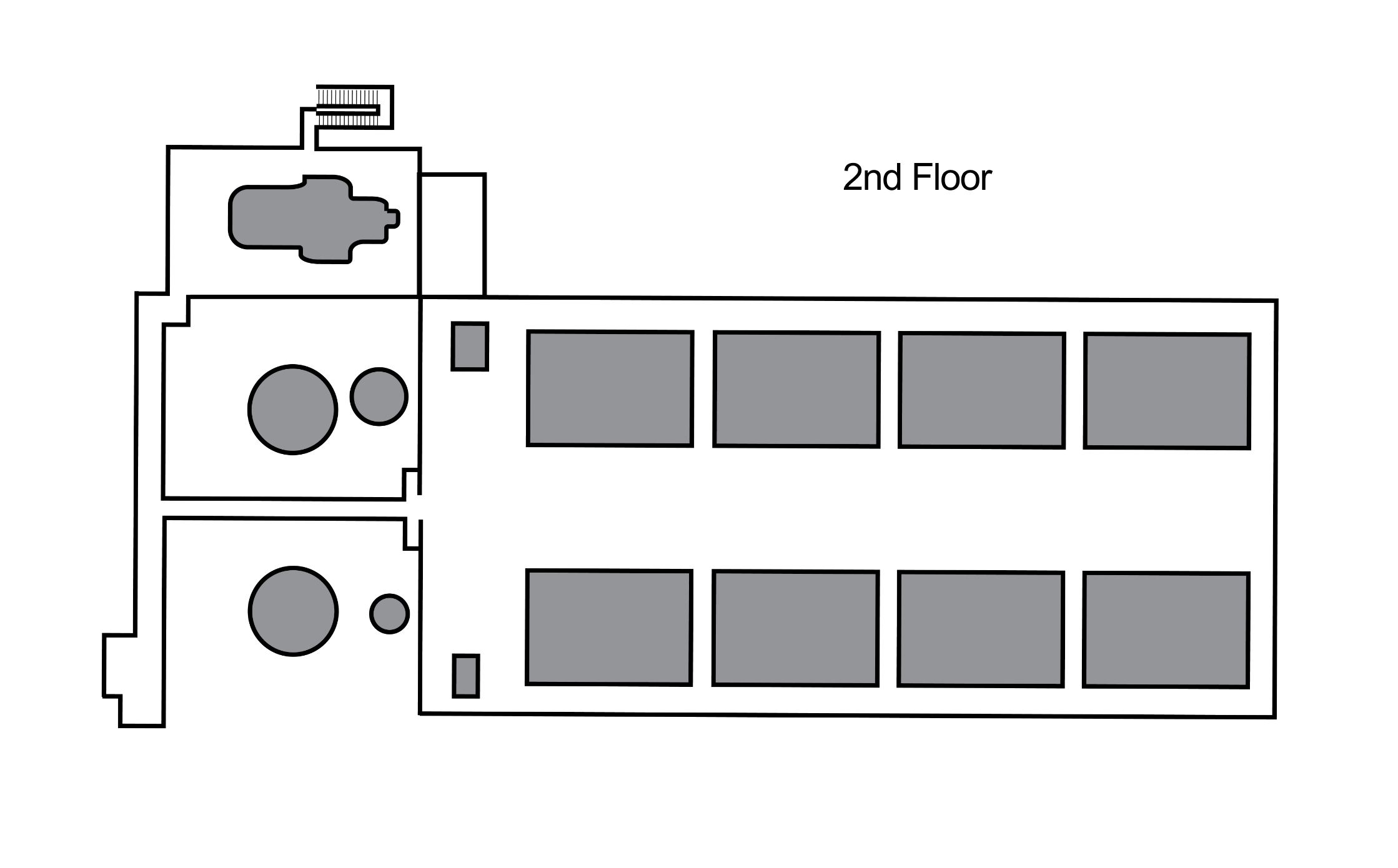 floor plan of the 2nd FLOOR